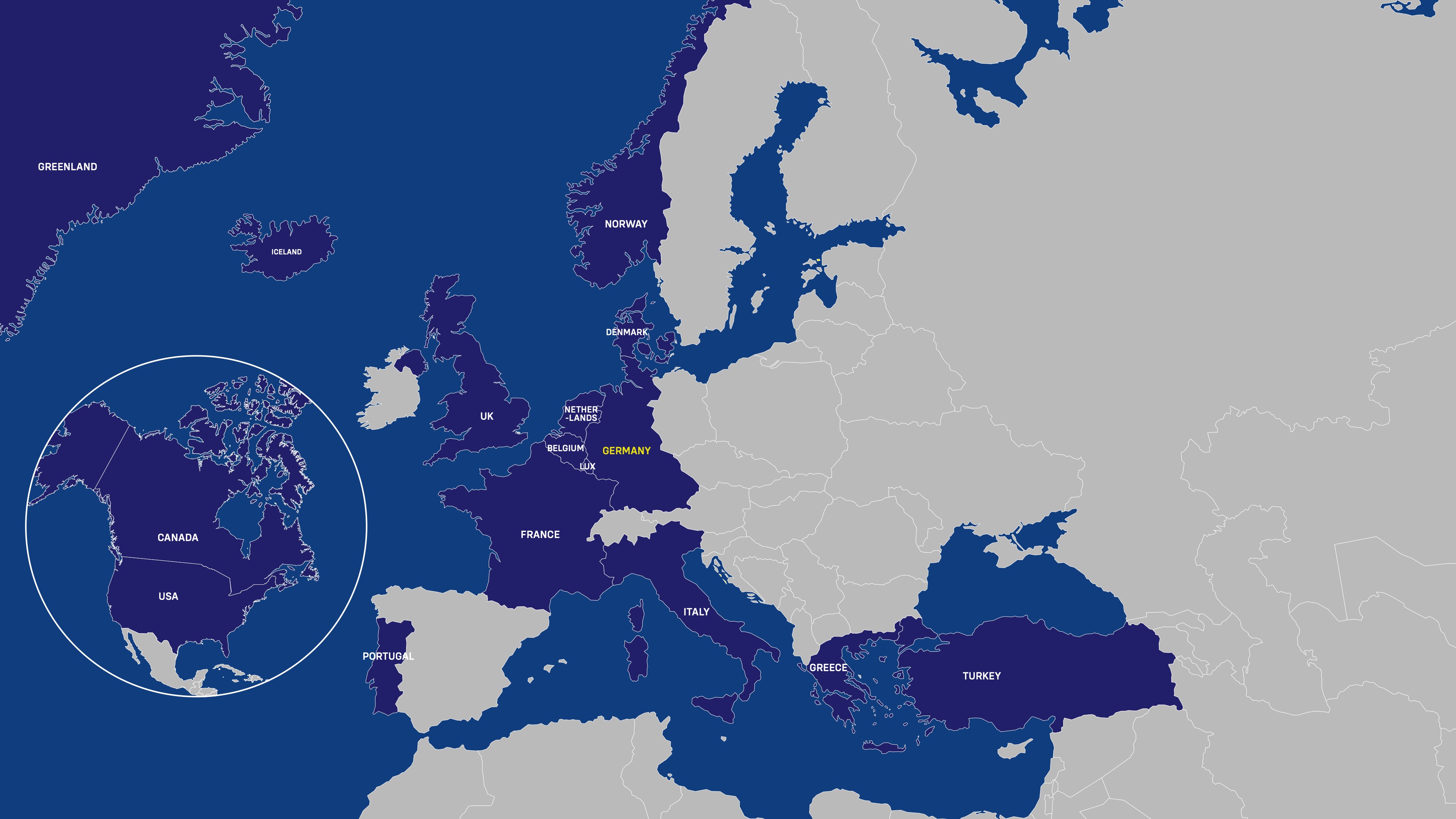 NATO from 1949 to the present day