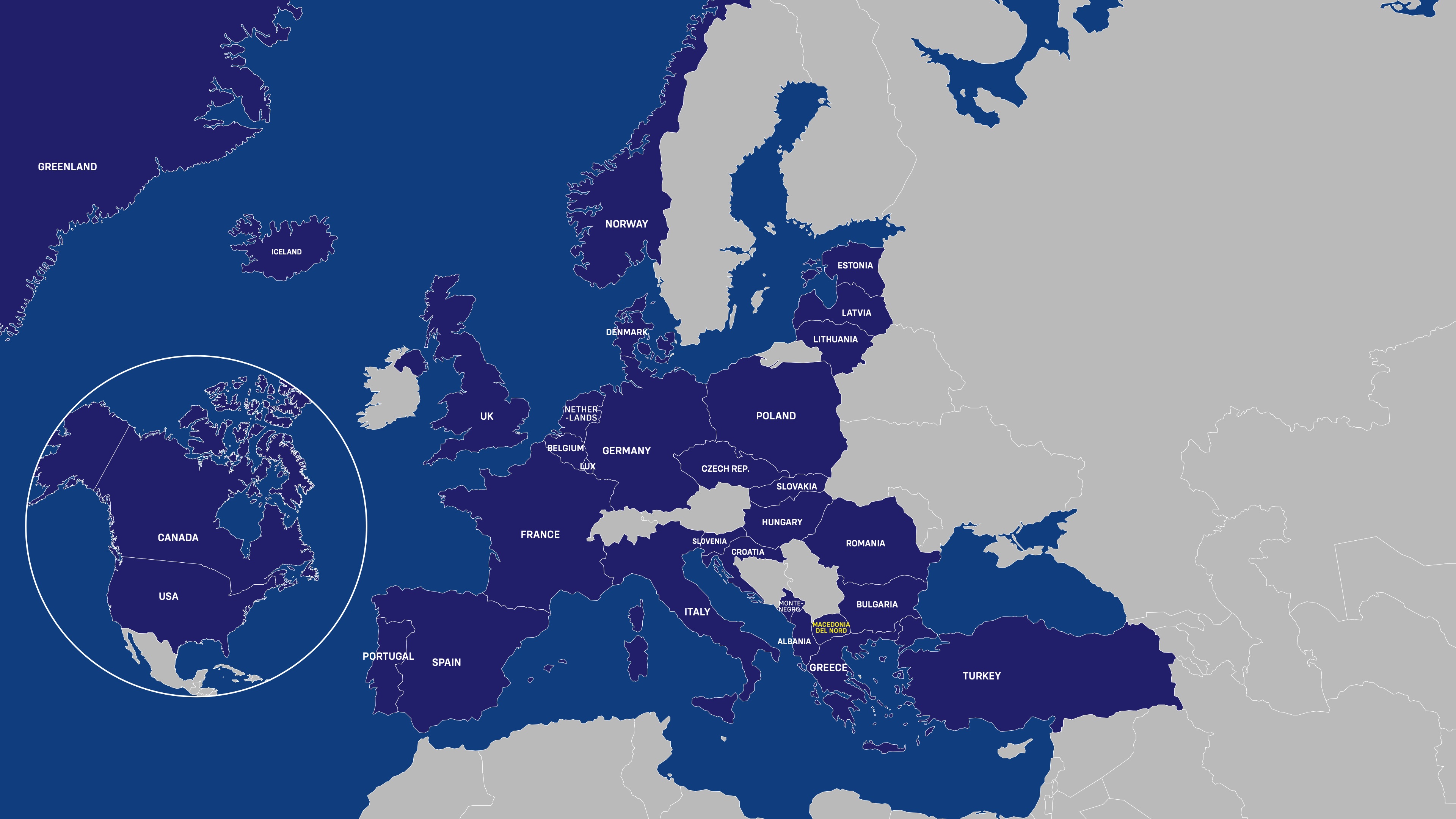 NATO from 1949 to the present day